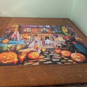 White Mountain "Halloween Dog House" 1,000 Piece Puzzle